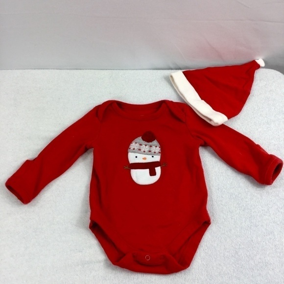 LOT of Winter Christmas Holiday Clothes Size 3 Months - Picture 4 of 9